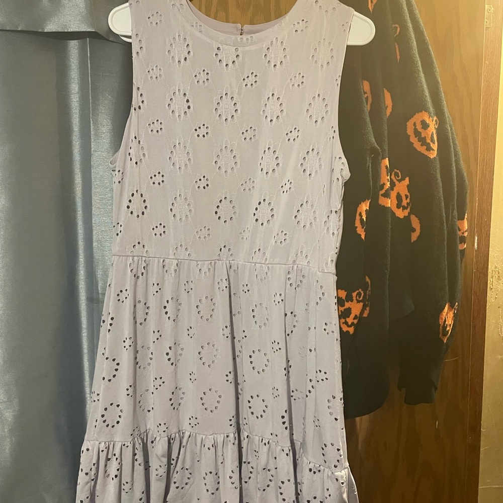 As U Wish Cream Sleeveless Mini Sundress
